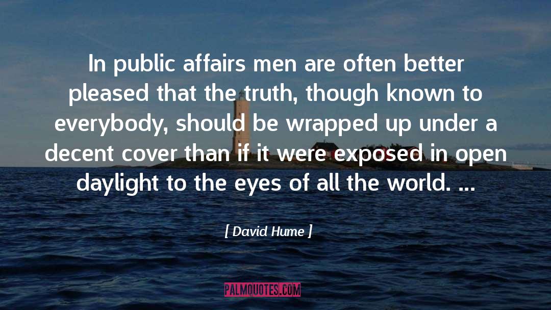 Public Affairs quotes by David Hume