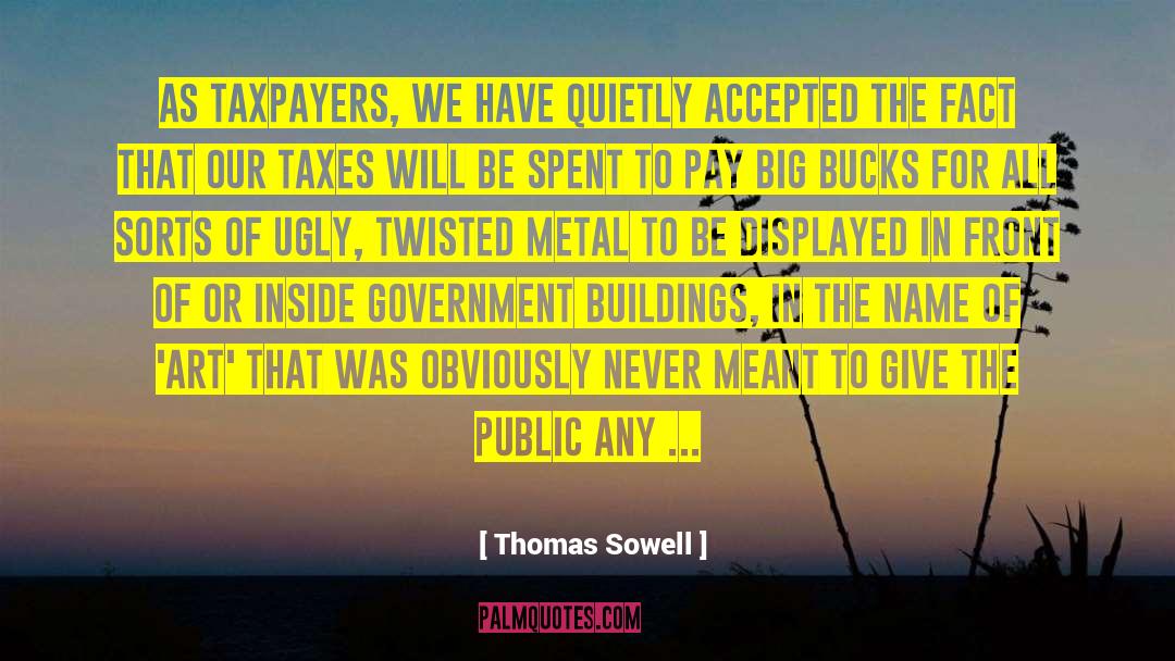 Public Art quotes by Thomas Sowell