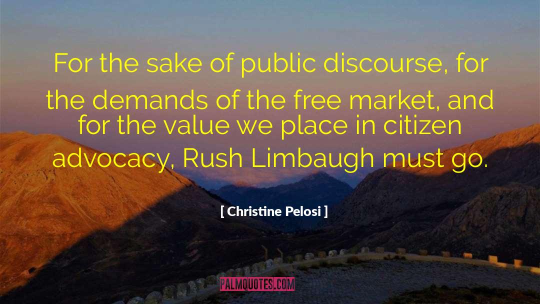 Public Discourse quotes by Christine Pelosi