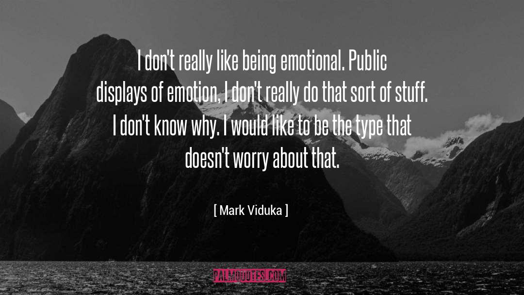 Public Displays quotes by Mark Viduka