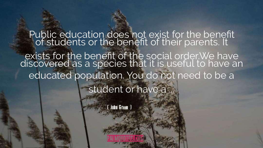 Public Education quotes by John Green