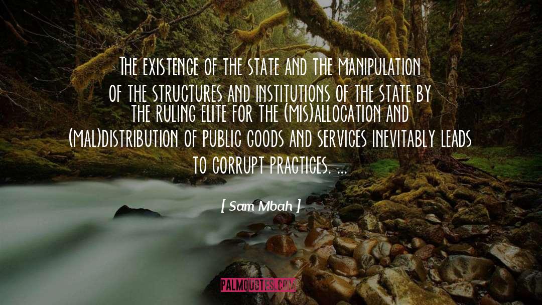 Public Goods quotes by Sam Mbah