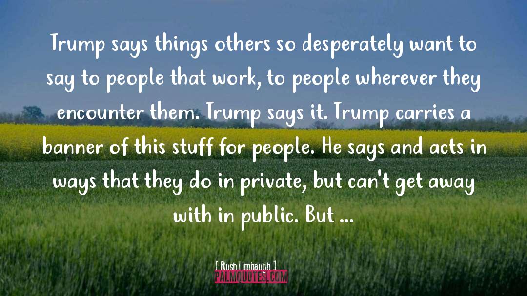 Public Hanging quotes by Rush Limbaugh