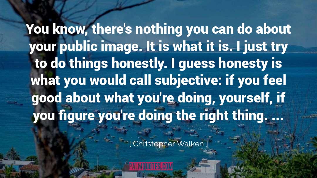 Public Image quotes by Christopher Walken