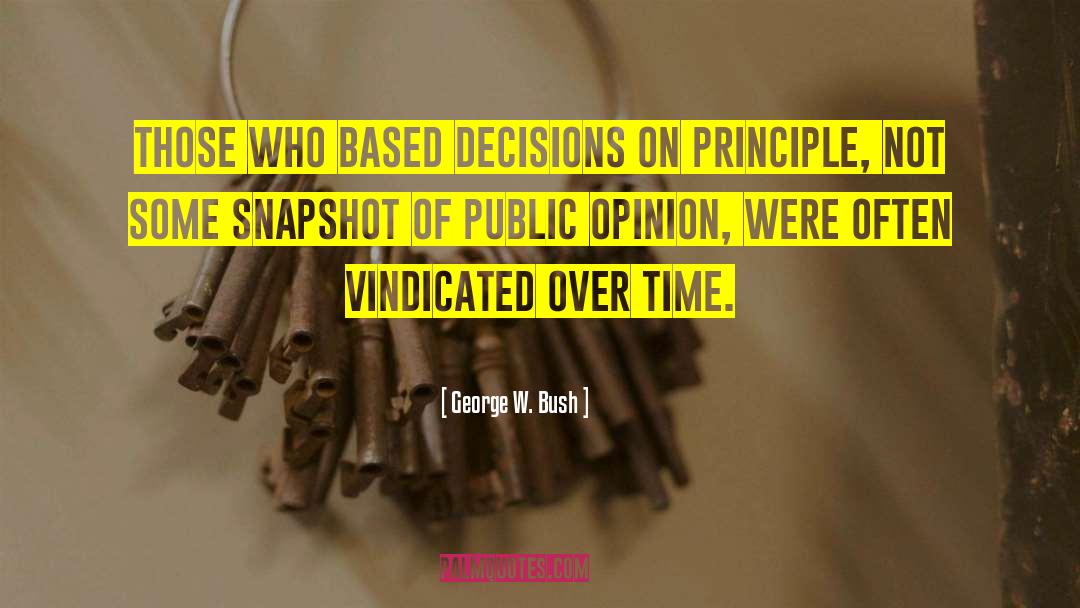 Public Institutions quotes by George W. Bush