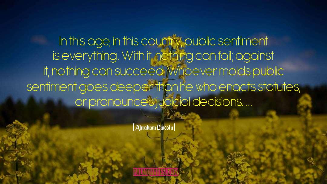 Public Justice quotes by Abraham Lincoln