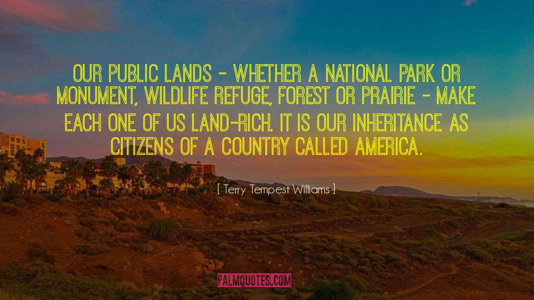 Public Lands quotes by Terry Tempest Williams