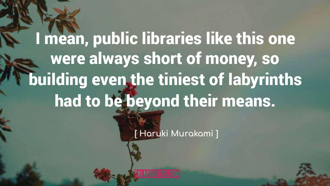 Public Libraries quotes by Haruki Murakami