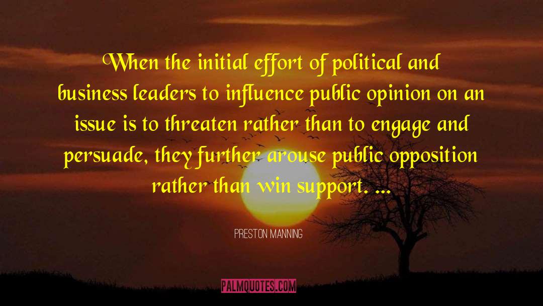 Public Opinion quotes by Preston Manning