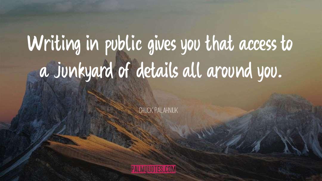 Public Praise quotes by Chuck Palahniuk