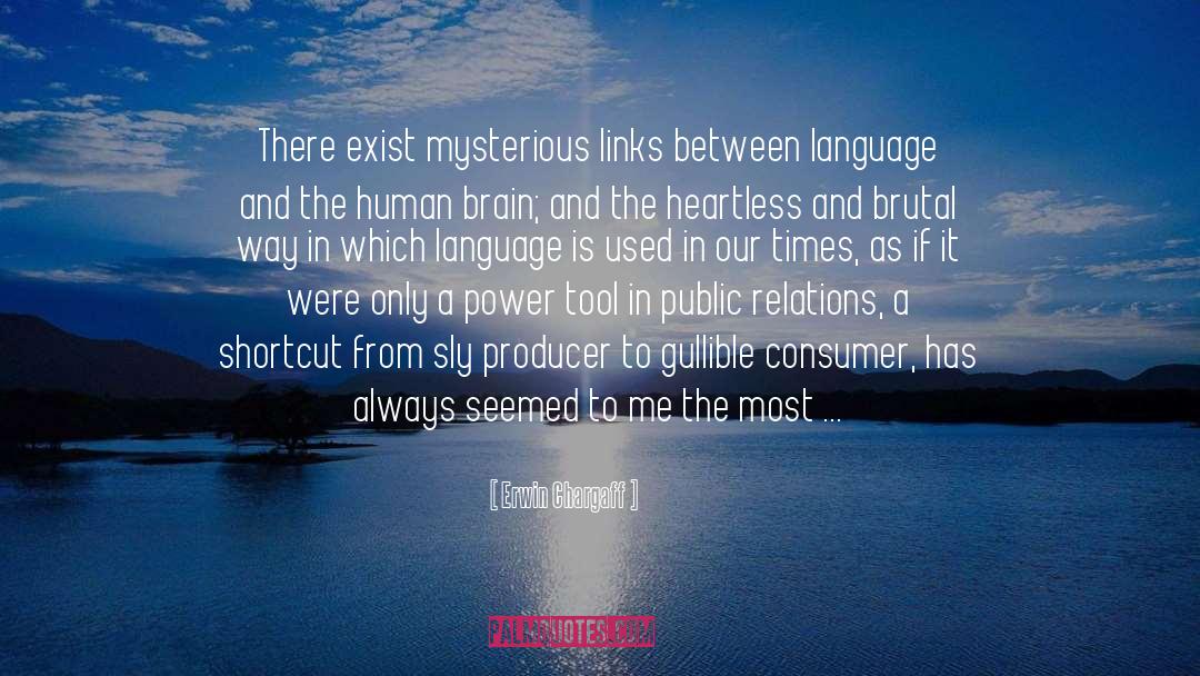 Public Relations quotes by Erwin Chargaff