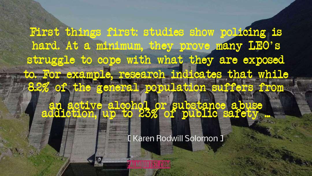 Public Safety quotes by Karen Rodwill Solomon