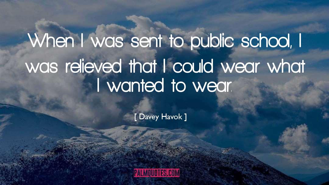 Public School quotes by Davey Havok