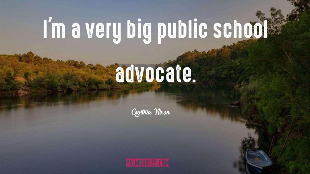 Public School quotes by Cynthia Nixon