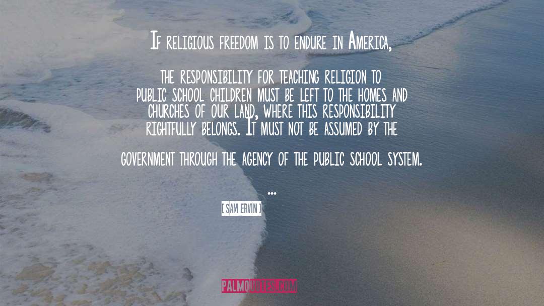 Public School quotes by Sam Ervin