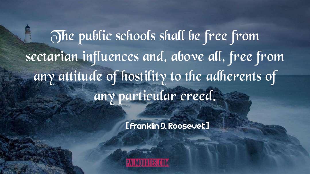 Public Schools quotes by Franklin D. Roosevelt