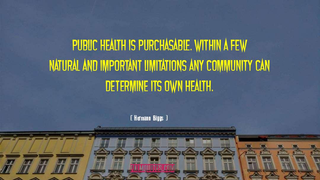 Public Sector quotes by Hermann Biggs