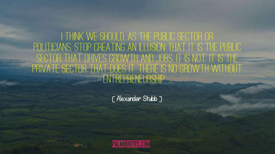 Public Sector quotes by Alexander Stubb
