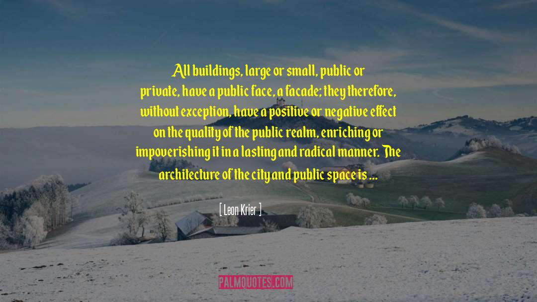 Public Space quotes by Leon Krier