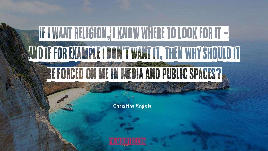 Public Spaces quotes by Christina Engela