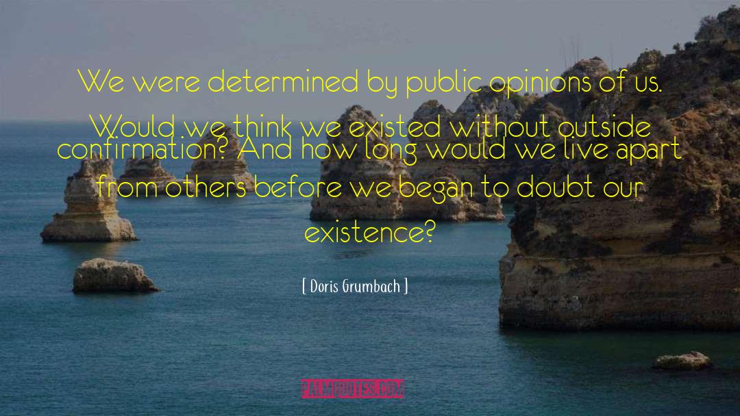 Public Spaces quotes by Doris Grumbach