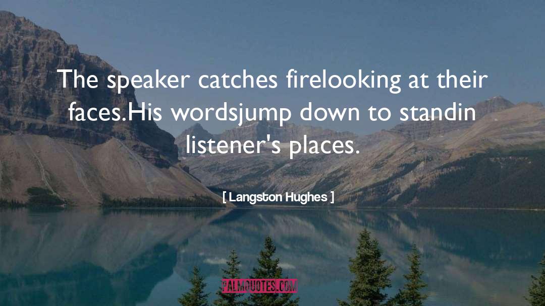Public Speaking quotes by Langston Hughes