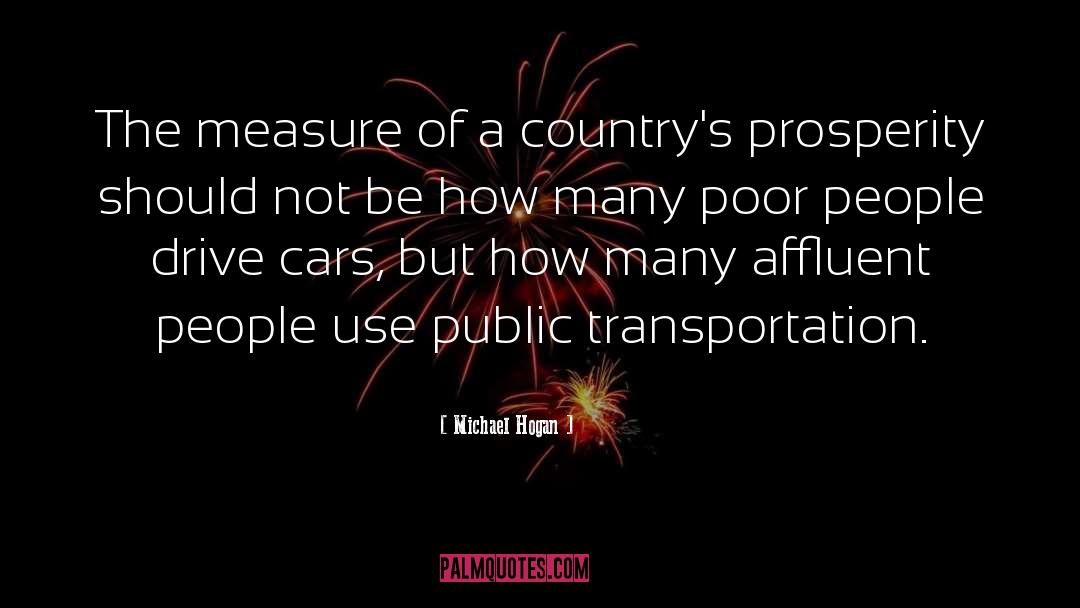 Public Transportation quotes by Michael Hogan