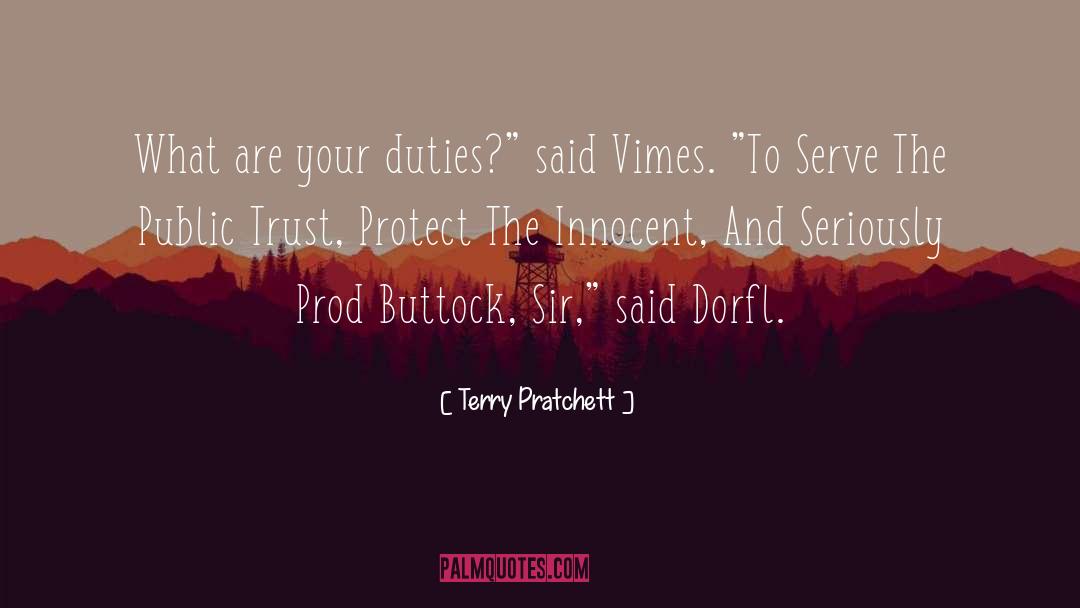Public Trust quotes by Terry Pratchett