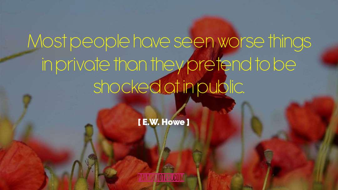 Public University quotes by E.W. Howe