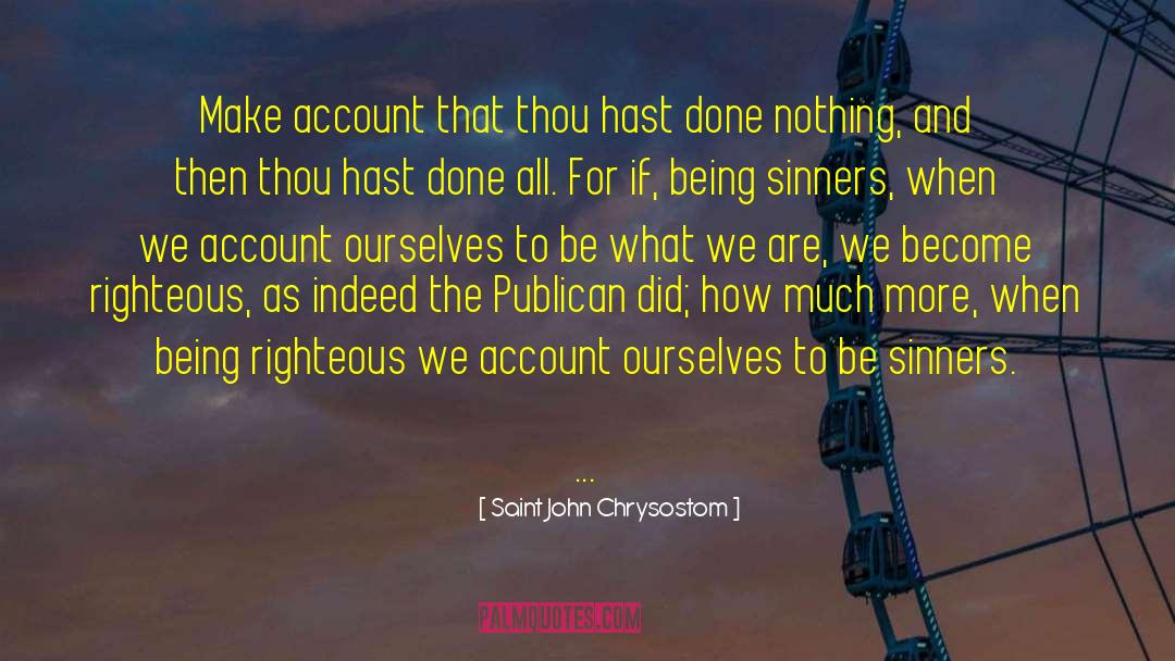 Publican quotes by Saint John Chrysostom