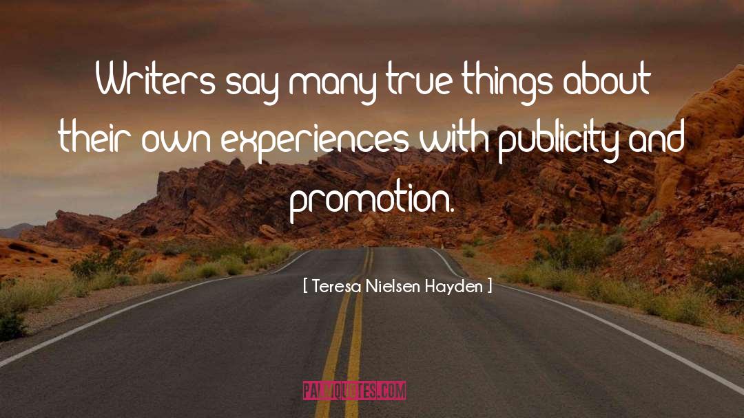 Publicity quotes by Teresa Nielsen Hayden