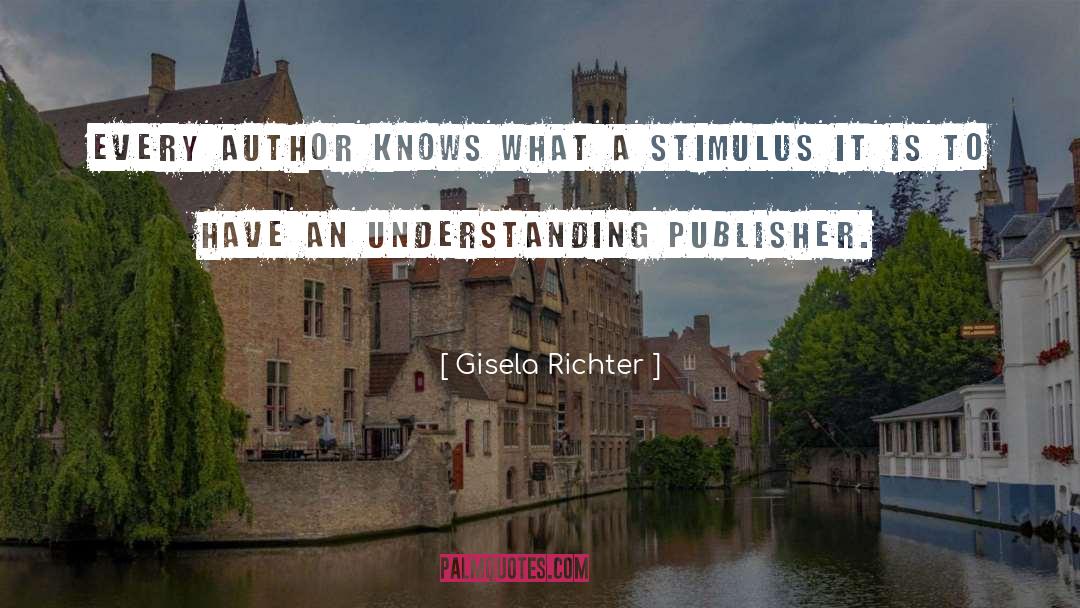 Publisher quotes by Gisela Richter