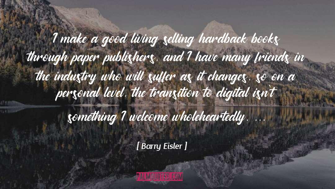 Publishers quotes by Barry Eisler