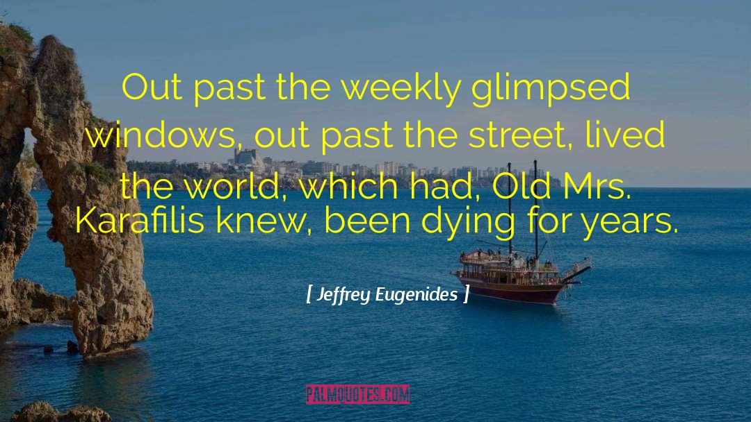 Publishers Weekly quotes by Jeffrey Eugenides