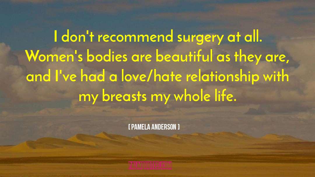 Puckeridge Surgery quotes by Pamela Anderson