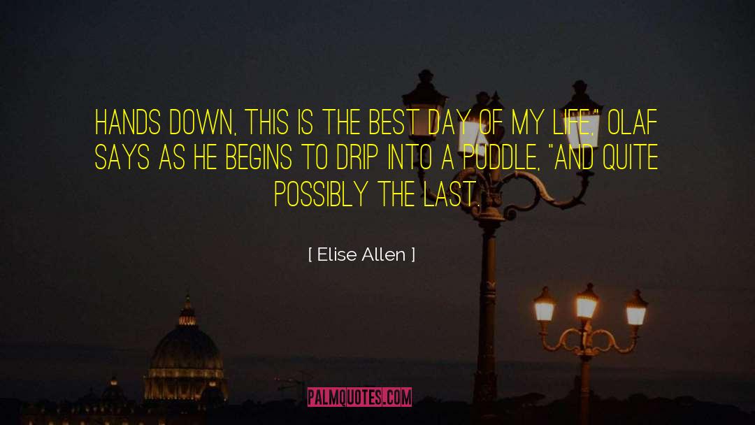 Puddle quotes by Elise Allen