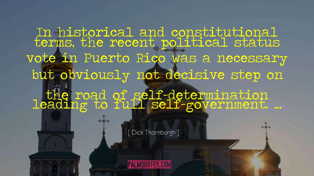 Puerto quotes by Dick Thornburgh