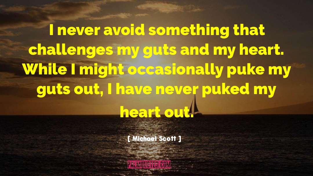 Puke quotes by Michael Scott