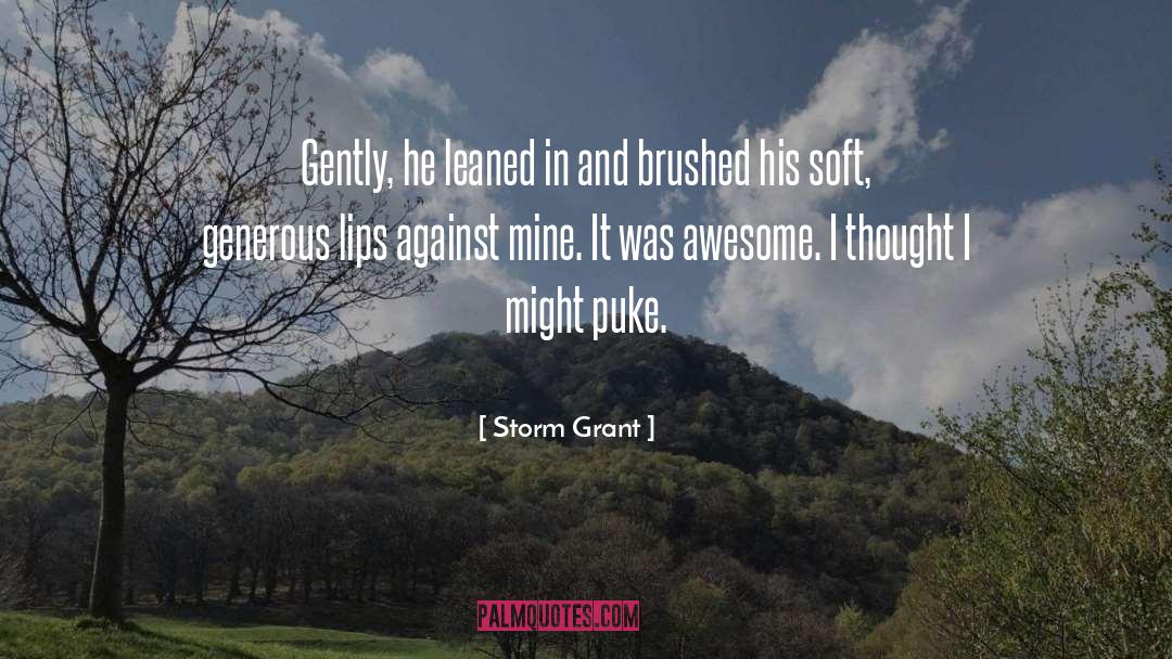 Puke quotes by Storm Grant