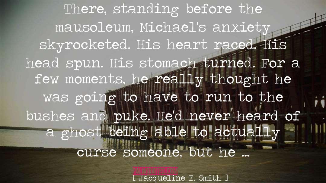 Puke quotes by Jacqueline E. Smith