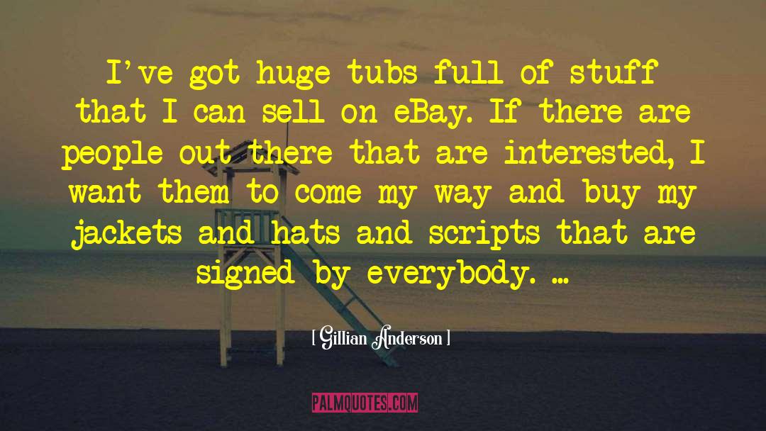 Pukka Hats quotes by Gillian Anderson