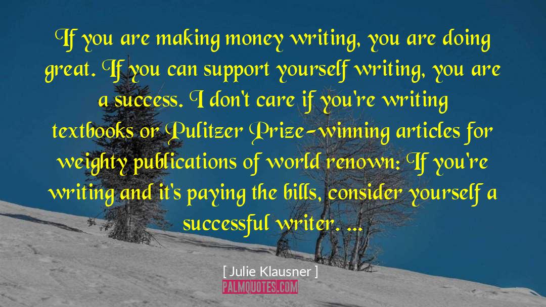 Pulitzer quotes by Julie Klausner