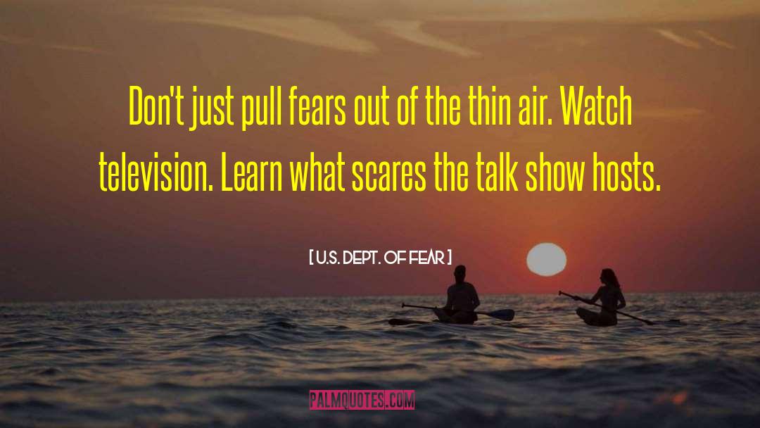 Pull Ups quotes by U.S. Dept. Of Fear