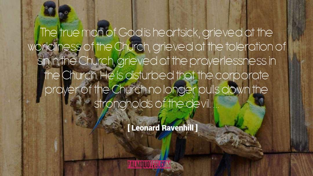 Pulls quotes by Leonard Ravenhill