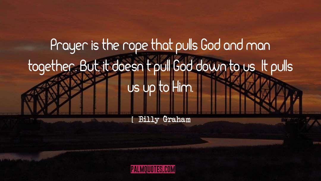 Pulls quotes by Billy Graham