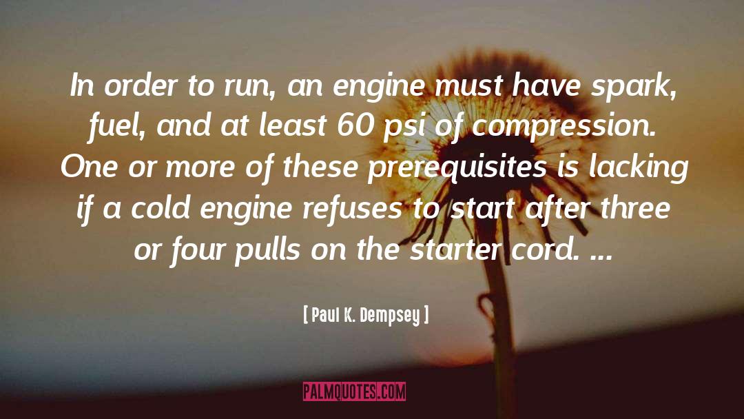 Pulls quotes by Paul K. Dempsey