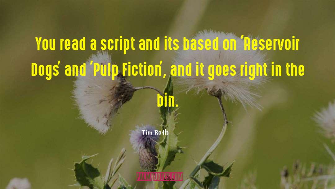 Pulp Fiction quotes by Tim Roth