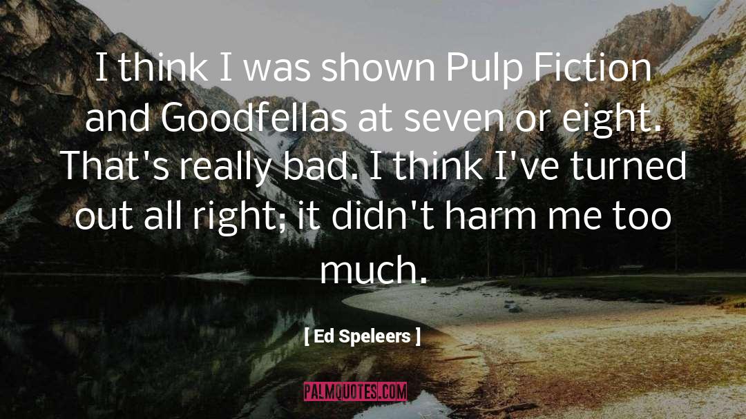 Pulp Fiction quotes by Ed Speleers