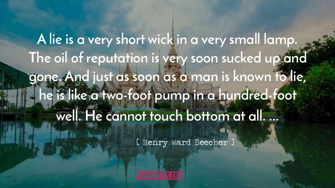 Pump quotes by Henry Ward Beecher