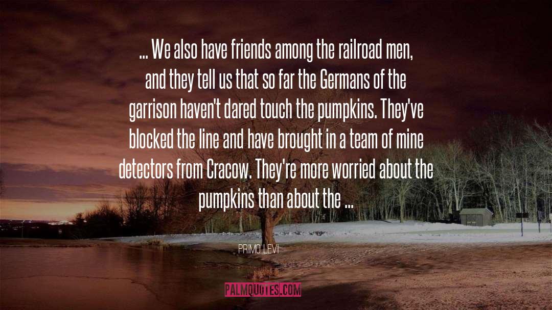Pumpkins quotes by Primo Levi